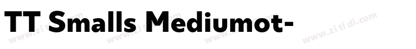 TT Smalls Mediumot字体转换